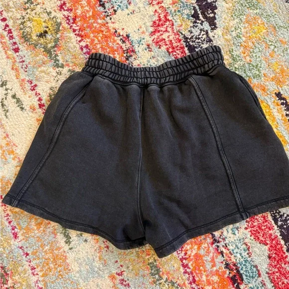 Free People FP Movement Sprint to the Finish shorts Washed Black S - Picture 4 of 5